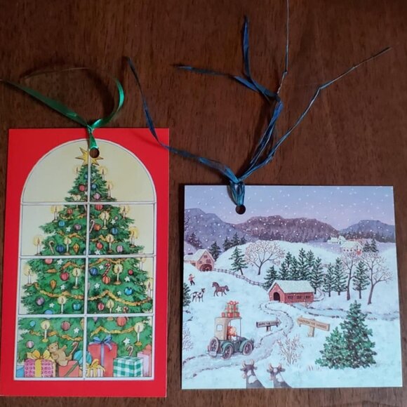 Lot of 50 Upcycled Christmas Gift Tags - Picture 12 of 14